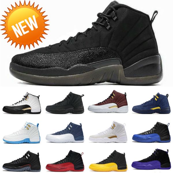 

boots 12 12s basketball shoes mens sneakers utility royalty bordeaux university blue w, Black