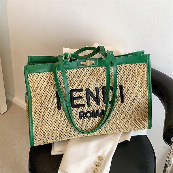 

large capacity straw woven women's summer simple leisure single armpit 75% off online wholesale