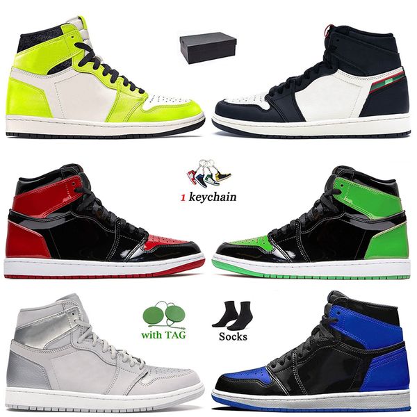 

high og basketball shoes 2022 with box women mens jumpman 1 1s patent green bred sports illustrated royal blue visionaire co japan neutral g
