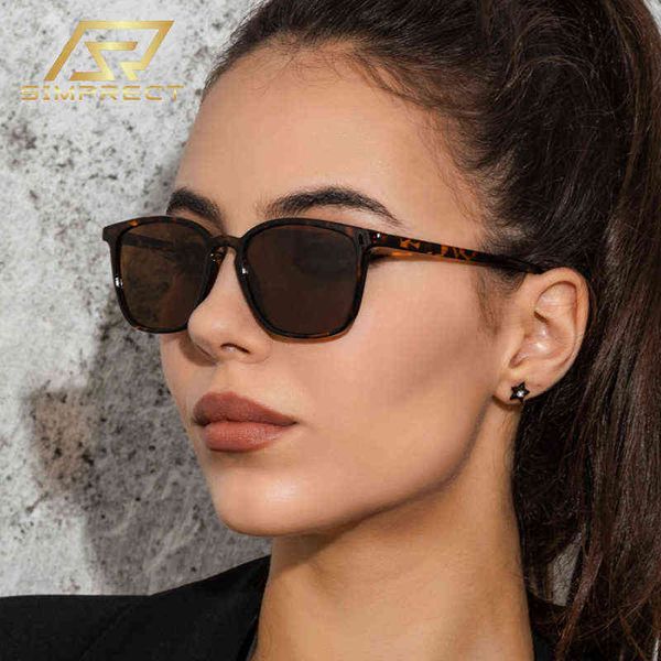 

simprect ins fashion square sunglasses women 2022 luxury brand designer sun glasses vintage retro uv400 shades for women oculos y220410, White;black
