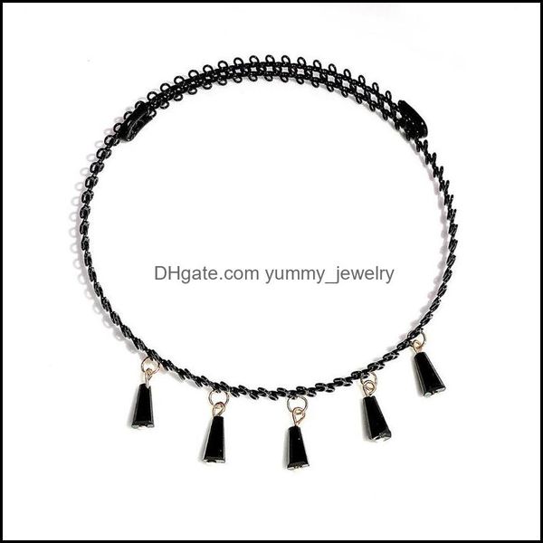 

chokers necklaces pendants jewelry cosyoo 2021 punk style choker necklace dainty adjustable pendant fashion clavicle classic tattoo for wo, Golden;silver