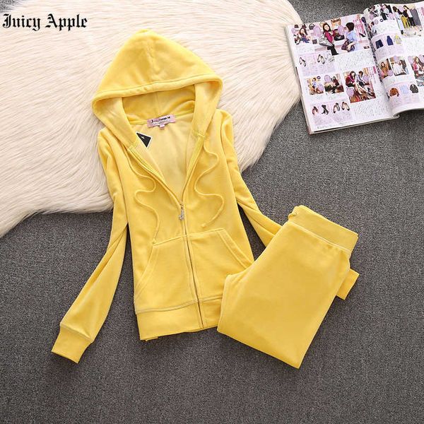 

juicy apple tracksuit women 2 piece sets sportswear 2023 zipper woman plus size tracksuit two piece set casual sport female set, Gray