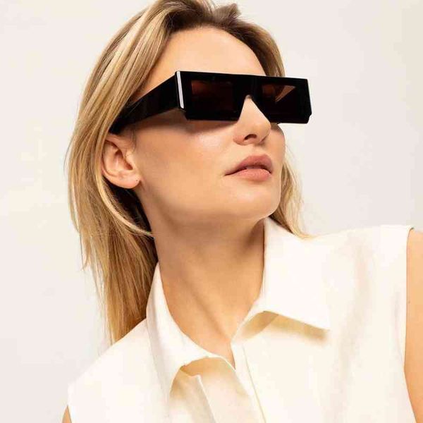 

sunglasses fashion plate female ins decorative square, White;black