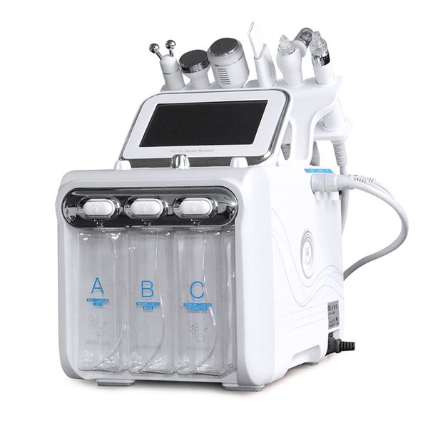 

6 in 1 hydrogen oxygen hydrating water dermabrasion machine facial skin scrubber blackhead removal skin lifting whiten device
