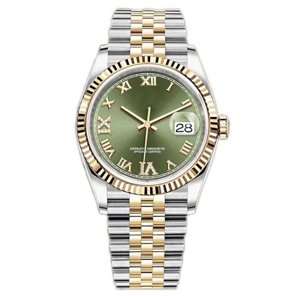 

watches designer montre de luxe automatic mechanical 36mm full stainless steel sapphire super luminous 5atm waterproof wristwatch 31mm, Silver