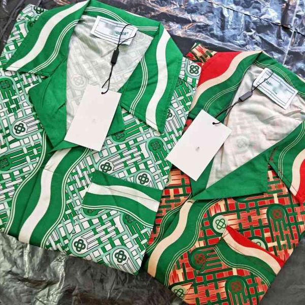 

selling designer casual shirt tide brand casablanca short-sleeved t-shirt fashion printing shirts ins new men and women american hip-hop loo, White;black