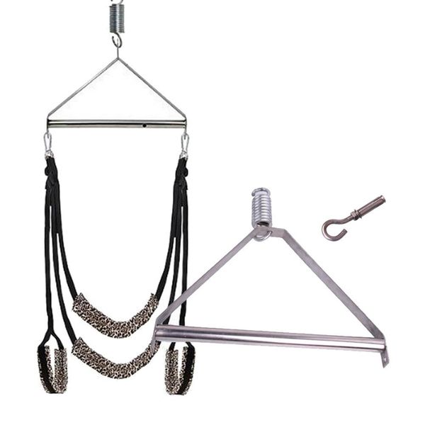 Robusto treppiede in acciaio inossidabile sexy Swing Hanger con molle Ganci Coppia Gioco Aumenta la qualità dei tuoi giocattoli di vita