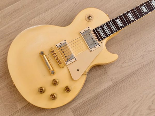 

paul standard alpine white w/ gold hardware electric guitar
