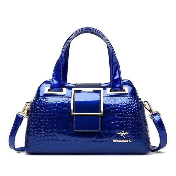 

evening bags large capacity women tote bag luxury designer handbag crocodile pattern leather shoulder crossbody 2 layer