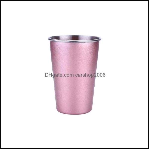 Canecas Drinkwares Cozinha Barra de jantar Home Garden Garden atacado Café inoxidável 5 cores Cores Tea Tea suco de leite Drink Tumbler Ou dheng