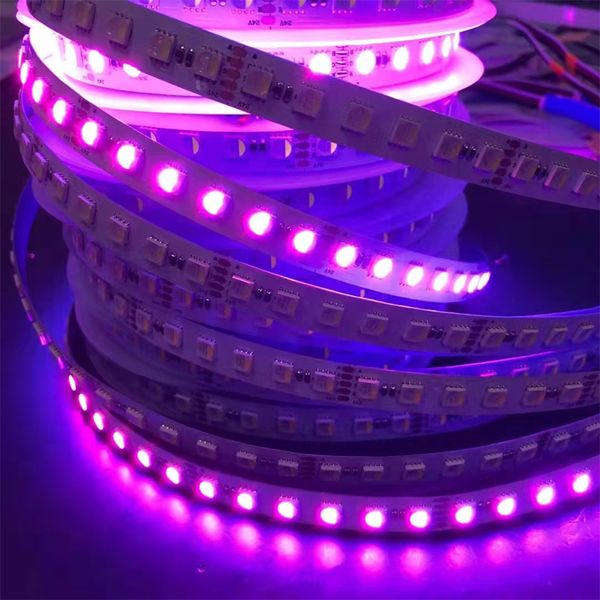 Striscia LED Multicolore CE FCC RoHs ETL Certificata IP20 IP68 96led/m RGBW 4 IN1 5050 RGBW