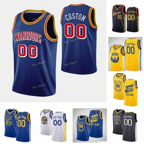 

blue 75th anniversary damion 1 lee basketball jerseys nico 2 mannion 3 poole moses 4 moody kevon 5 looney alen 6 smailagic 7 bell custom jer, Black