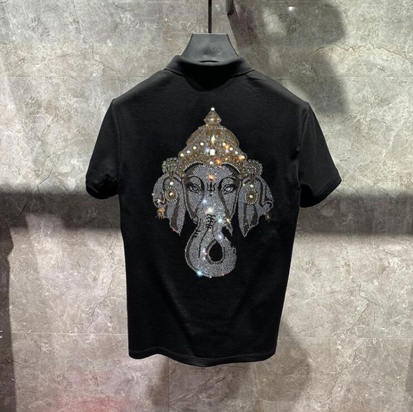 

2022 business casual polo shirt for men's high-quality wear soft and cool style, White;black