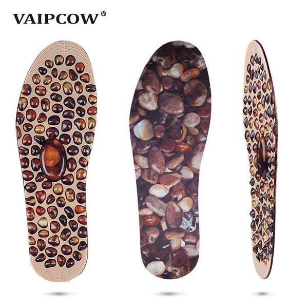 

foot massage insole rubber cobblestone therapy acupressure point design reflexology feet care pain relief for men women, White;pink