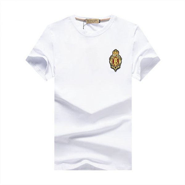 

luxury designer men's t-shirts dress shirt summer men's and women's with monogrammed casual fashion streetwear multiple color, White;black