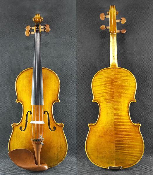 

50 years old spruce the harrison amati violin 4/4 #2597 geige concerto level & handmade oil antiqued varnish