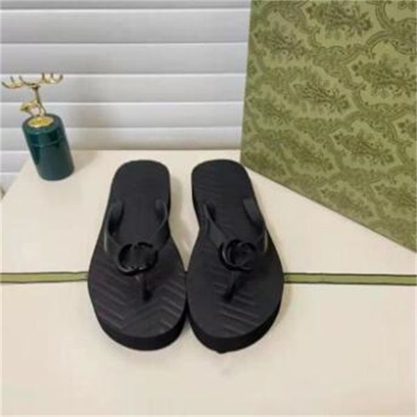 

2022 fashion designer ladies flip flops simple youth slippers moccasin shoes suitable for spring summer and autumn ls beaches other places s, Black