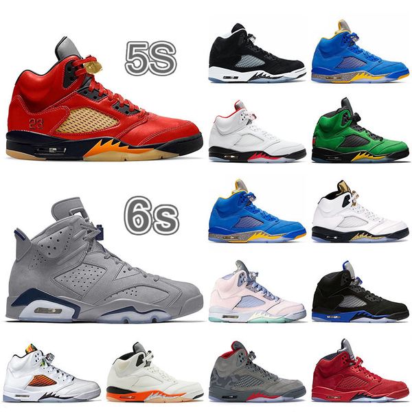 

5s 6s mens womens basketball shoes big size 13 mars for her jumpman 5 6 georgetown red oreo 2022 triple black chrome prfc green bean racer b