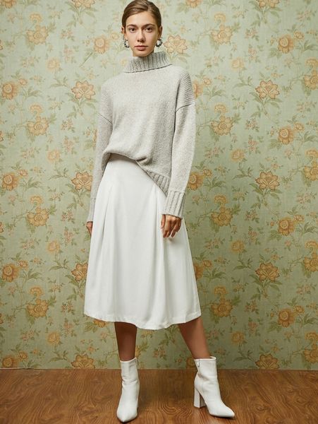 

motf premium wool & mohair oversized sweater u22q#, White;black