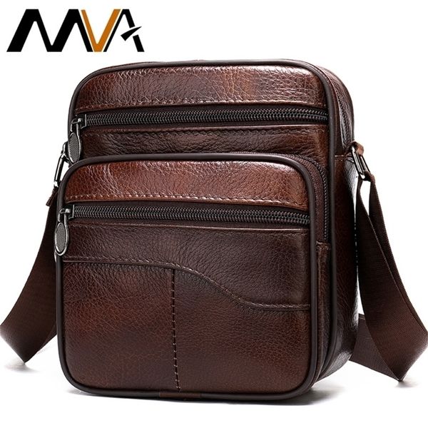 

mva men s bag genuine leather handbags shoulder bags messenger small crossbody for man fashion 0501 220720