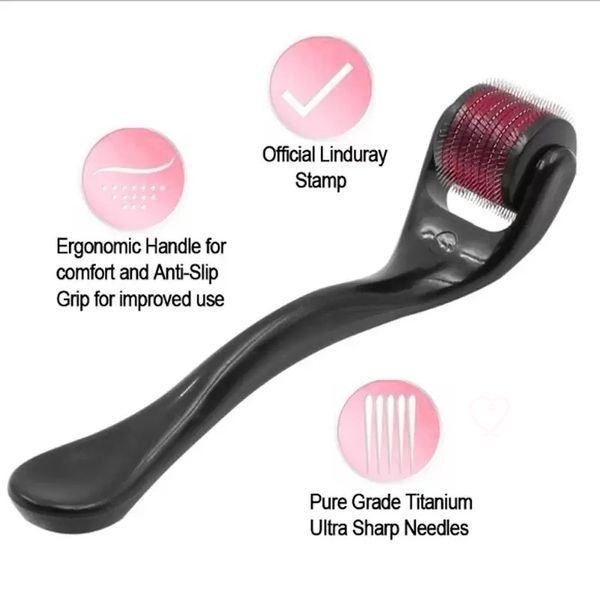 

facial therapy tools healthy care machine micro needle derma roller 0.2/0.25/0.3 mm titanium needles 540 for hair loss treatment dermaroller