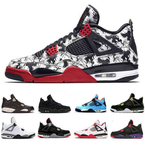 

4s bred oreo royalty 4 outdoor shoes pure money fthunder white cement alternate motorsports black cat classic men women sneakers