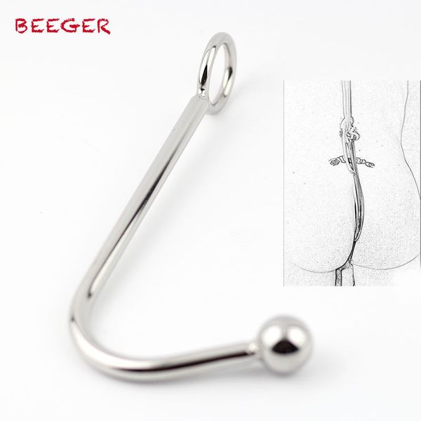 BEEGER Steel Anal Rope HOOK Bondage con SOLID 1 