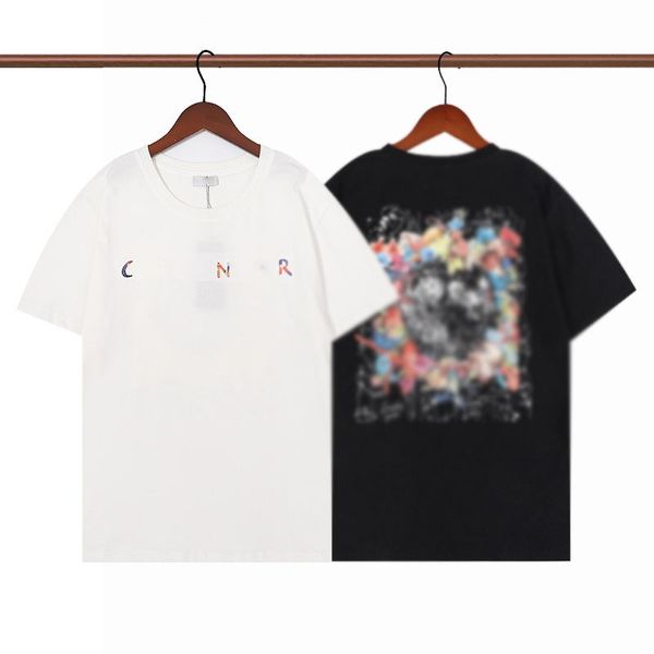 

2022 men's t-shirts cotton short sleeve summer online celebrity trend hong kong wind loose casual joker bottoming shirt handsome gas sh, White;black