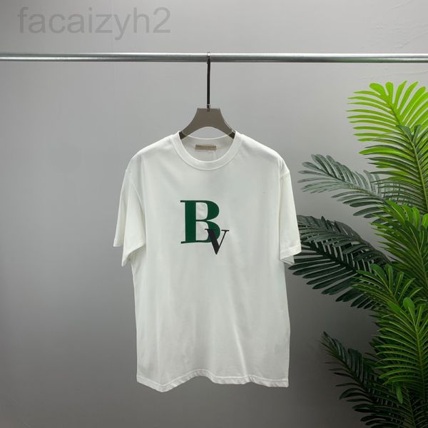 

men's t-shirts designer fashion brand european bv short sleeve t-shirt with letter printing pattern men's and women's same os, White;black