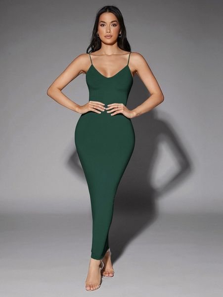 

club solid backless bodycon dress u2ov#, Black;gray