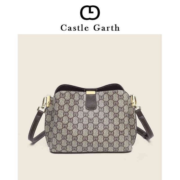 

bag women new sling shoulder bag versatile commuter bucket large capacity wide belt messenger women's handbags