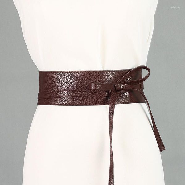 Поясные поясные аксессуары для женской одежды Широко плавучие лук с двумя кольцами Sealbelts Fred22