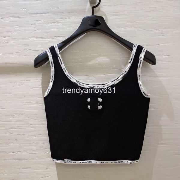 

women's tanks & camis 21 spring and summer xiaoxiangfeng women's suspender vest thin silk knitted slim sports top, White