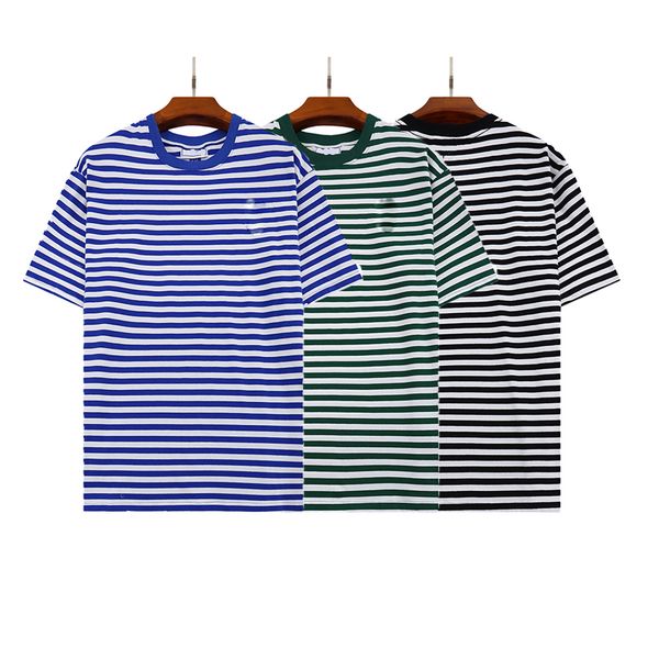 

1luxury designer men's t-shirts dress shirt summer men's and women's with monogrammed casual fashion streetwear multiple colo, White;black