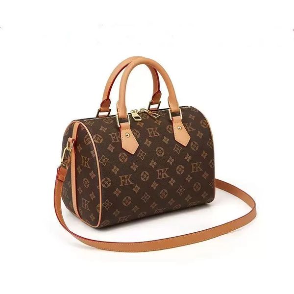 

rs women shoulder bags messenger travel bag classic style fashion flowers lady totes luxury handbags 30cm with gold key lock