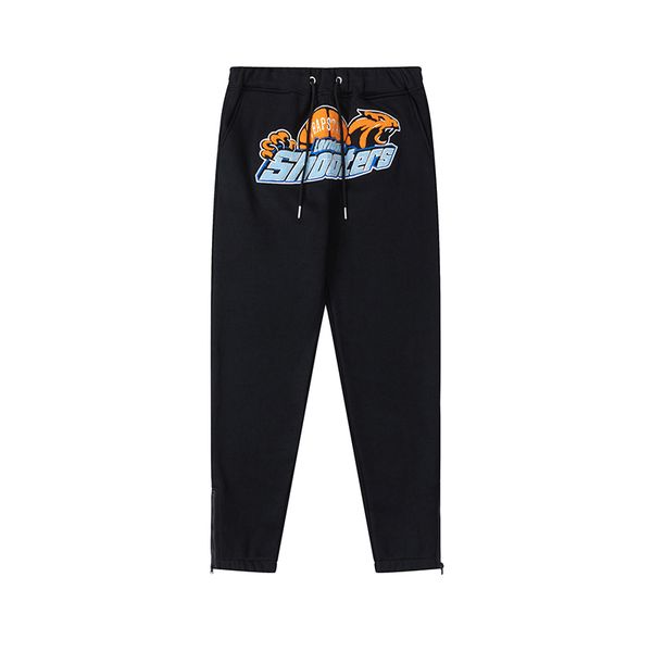 

hoodies mens casual tracksuits fashion fleece trapstar sweatpants stylish street style hoodie side zipper pants mans gym fitness tracksuit 2, Gray