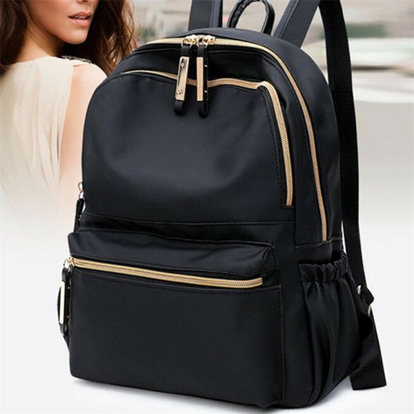 

est waterproof oxford backpack women black school bags for teenage girls large capacity fashion travel tote backpack 220713