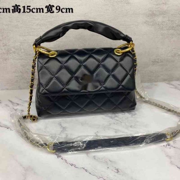 

brand design woman's letter quilted shoulder chain cc bag lambskin handbag vintage messenger bags caviar leather le boy 2.55 flap bag 1