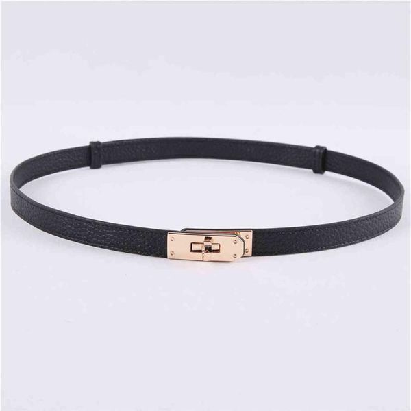 

belts autumn and winter kally thin layer cowhide 100 with skirt waist closing kelly buckle belt2734, Black;brown