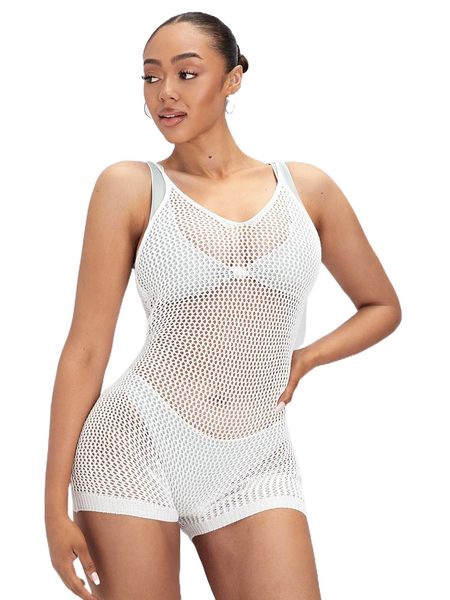 

fishnet cover up bodysuit z1jv#, White;black
