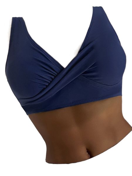 

ruched v neck bikini h9em#, White;black