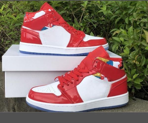 

designer shoes jumpman 1 basketball mid christmas red 1s designer sport running shoe og