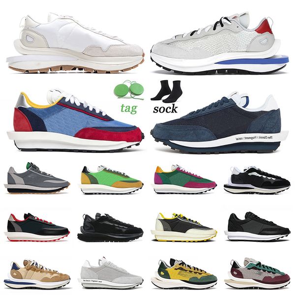 

2022 vaporwaffle pegasus running shoes sail gum fuchsia game royal varsity blue fragment void pure platinum villain red ldv waffle mens wome, White;red
