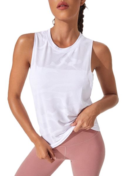 

camo print armhole sports tank t5xa#, Gray