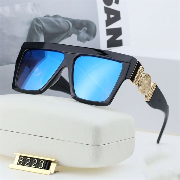 

622s esigner luxury sunglasses for men women fashion big square frame sun glasses uv400 eyewear outdoor sunglass, White;black