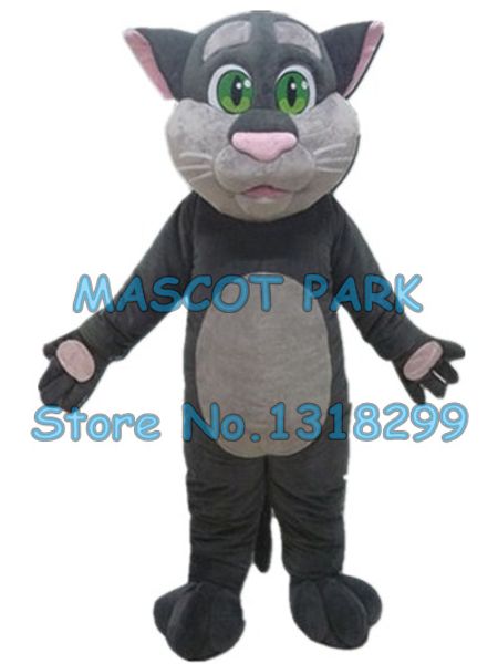 

mascot doll costume grey cat mascot costume custom size cartoon character cosply carnival costume 3184, Red;yellow