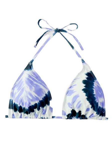 

plus tie dye halter bikini r8jf#, Black