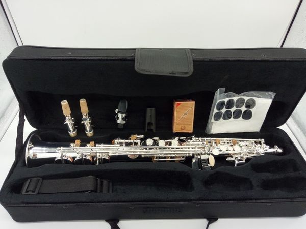 

brand mfc soprano saxophone 803 silvering b-flat soprano sax 80iii with case mouthpiece reeds neck