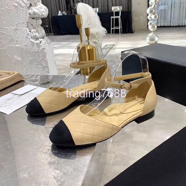 

sandals spring and summer lingge fashionable color matching small round head hollow ring sandals comfortable flat bottomed women's shoe, Black