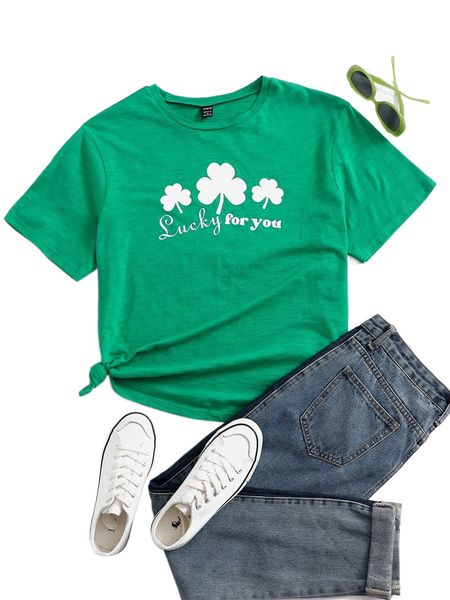 

letter & plant graphic tee f4lc#, White